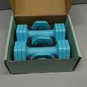 EQUIPRO Adjustable Dumbbell Set, 4 in 1 Free Weights Dumbbells Set for Women, Weights for Women at Home, 2lb 3lb 4lb 5lb with TPU Soft Rubber Handle for Home Gym Exercise Training