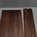 HOSHANHO Magnetic Knife Block 14 x 10 Inches, Double Sided Magnetic Knife Holder Rack for Kitchen Counter, Acacia Wood Magnetic Knife Storage Stand with Knife Sharpener