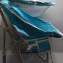 GCI OUTDOOR Waterside Pod Rocker Outdoor Rocking Chair with Sunshade Canopy