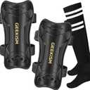 Soccer Shin Guards for Youth Kids Toddler, Protective Soccer Shin Pads & Sleeves Equipment - Football Gear for 3 5 4-6 7-9 10-12 Years Old Children Teens Boys Girls