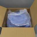 U-QE 60PCS Clear Blue Plates - Blue Plastic Hanukkah Plates Disposable&Reusable - Heavy Duty Plastic Plate for Hanukkah, Party&Wedding Including 30 Dinner Plate 10" & 30 Appetizer Plate 7"