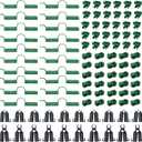 Adjustable Plant Trellis Connector Clip Garden Stakes Connectors 100Pcs Plant Trellis Clips for 0.43 inch Diameter Connecting Joints Fit to 11mm Stakes Connectors for Gardening Plant Supports