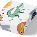 Feelyou Kids Zoo Animal Fitted Sheet Cute Wild Animals Bed Sheet Set Cartoon Safari Wild Bedding Set Boys Girls Children Vibrant Bedroom Decor Exotic Natural Bed Cover Bedding Sheet Queen Size 4Pcs (Multi 10)