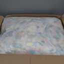 Bedsure ComfyFleece Cute Dog Bed Medium Size Dog - Washable Furry Puppy Beds, Rectangle Orthopedic Corduroy Fleece Pet Beds with Removable Zipper Cover, 30x24x8inches, Cream