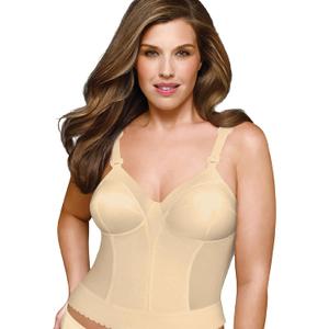 Exquisite Form 5107532 Fully Slimming Wireless Back & Posture Support Longline Bra with Back Closure 38D