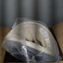 Furhaven 26" Round Orthopedic Dog Bed for Medium/Small Dogs w/ Removable Washable Cover, For Dogs Up to 30 lbs - Sherpa & Suede Snuggery - Gray, 26-inch