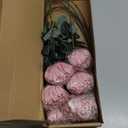 IPOPU 6PCS Pink Artificial Chrysanthemum Flowers 21.6’’ Long Stem Fake Mums Silk Faux Bouquet for Floral Arrangements Home Wedding Dining Table Party Garden Decoration(Pink)