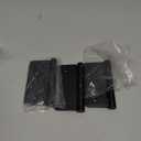 3Pack Haidms Black Door Hinges Heavy Duty Door Hinges Matte Black Ball Bearing Stainless Steel Hinges with 1/4" Radius Corner