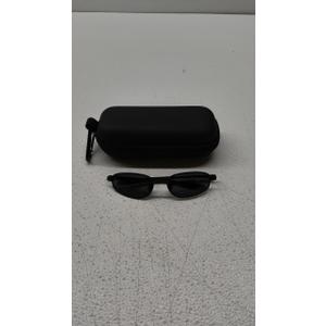 ZHILE Polarized Sunglasses Small Size Rectangular Metal Frame for Men and Women UV400 Protection (Black)