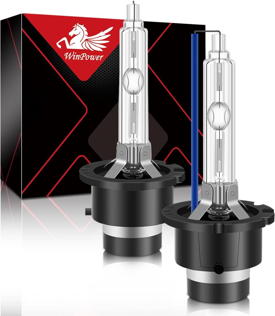 WinPower 35W D2S HID Xenon Headlight Replacement Bulbs 8000K, Pack of 2