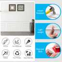 Ar3d 3-Frame Peel and Stick Wall Molding Trim Kit, Polystyrene Molding Wall Trim for Accent Wall, 30" x20" Self Adhesive Wainscoting Panels, Pre-Cut Wall Molding for Home Decor
