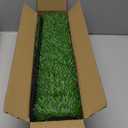 Artificial Grass Mat, Dog Grass Pee Pads, Fake Grass Pad for Pets Potty Training, Soft Grass Rug, Grass Doormat with Drainage Holes, Pet Turf for Indoor Outdoor Use, Washable(15.7''*31.5'')