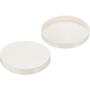 PATIKIL 160mm ID PVC Pipe End Cap Fitting, 2 Pack Furniture Grade Plug Coupling Socket Adapter for DIY, Garden, White