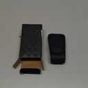 AICEL Sunglasses Holders for Car Sun Visor, Leather Eyeglasses Hanger Mounter, Magnetic Glasses Holder and Ticket Card Clip, Auto Interior Accessories Universal for SUV Pickup Truck (1 PC)