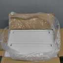 DEKAVA Cabinet, 2 Pack Under Sink Organizer, 2 Tier Sliding Bathroom Kitchen Organizer, Large White ABS Baskets, Easy Install & Clean