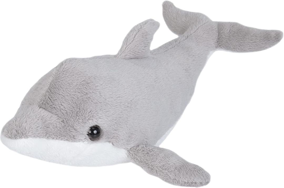 Wild Republic Dolphin plush, Stuffed Animal, Plush Toy, Gifts for Kids, Sea Critters 11 inches