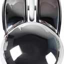 Wireless Mouse Cute Bunny Bluetooth Dual-Mode Computer Mouse Small Quiet USB Optical Silent Kawaii Rabbit Travel Cordless Mice for PC Laptop Computer Desktop iPad Macbook NoteBook Kids-Silver