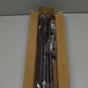 Curtain Rods, No Rust Adjustable Blackout Drapery Rods, 5/8 Inch Diameter Wrap Around Curtain Pole for Windows, Ideal for Bedroom, Outdoor (30-88 Inch, Bronze)