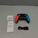 Wireless Switch Controller for Nintendo Switch/Switch 2/Lite/OLED Controller, Switch Controller with a Mouse Touch Feeling on Back Buttons, Extra Switch Pro Controller with Wake-up,Programmable, Turbo Function (Red+Blue)