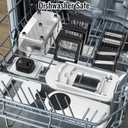 8 Blade All-in-1 Vegetable Chopper Mandoline Slicer with Container, Food Chopper, Onion Chopper, Veggie Cutter for Salad, Kitchen Gadgets Accessories Essentials, White