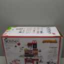 Kids Kitchen Playset, Easface Play Kitchen for Toddlers 1-3 with Sound and Light, Cooking Stove with Steam, Play Sink and Toy Kitchen Accessories Pretend Kitchen Toys for Girls Boys 3-5 (Green)