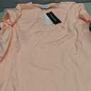 PRETTYGARDEN Womens Summer Tops 2026 Spring Casual Rolled Short Sleeve Basic Tees Crew Neck Work Shirts Fashion Clothing (X-Large, Pink)