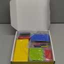 Classic Building Plate, 60pcs Random Mixed Colour with 6 Size Building Plate Base Plate, Compatible with Lego Parts and Pieces, Building Bricks, for Most Brands (Multicolored)