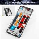 for Oppo A60 LCD Display for Oppo A60 Screen Replacement for Oppo A60 CPH2631 Touch Screen Digitizer Kits Assembly with Frame (Black)