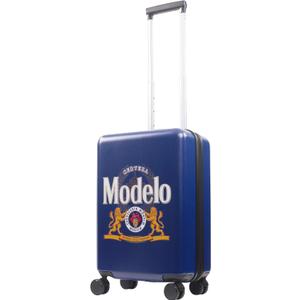 FUL Modelo 22.5 Inch Carry-On Luggage, Hardshell Rolling Suitcase with Spinner Wheels, Blue