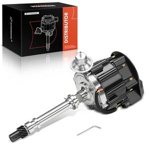 A-Premium Ignition Distributor with Cap and Rotor Compatible with Chevy, GMC, Buick Vehicle - Malibu, Impala, Camaro, Suburban, Corvette, Regal, Blazer, Caprice, El Camino, Jimmy, Sprint, Laguna