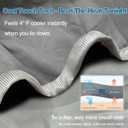 IUUI Cooling Blanket Queen(90" x 90"),Summer Colid Blanket Absorbs Heat to Keep Body Cool for Night Sweats,Lightweight Summer Cold Blankets for Sleeping, All Season Use