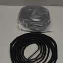 2Pcs196" Wedge-Shape Foam Window Weather Stripping Door Seal Strip,Soundproofing Frame Insulation Tape for Exterior Front Door,Noise Cancelling Window Inserts,Door Gap Filler Light Blocker,Black