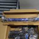 Cordless Vacuum Cleaner, 550W 45KPA 50Min Vacuum Cleaners for Home, Self-Standing Stick Vacuum with Touch Screen, 3 Power Modes, Rechargeable Battery, Handheld Vacuum for Pet Hair Carpet Floor (Blue)