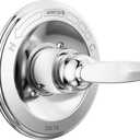 Delta Foundations 13 Series Single-Function Valve Trim Kit, Chrome Handle Set for Shower Faucet System, Chrome BT13010 (Valve Not Included)