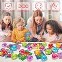 Shemira 24 Pack Valentines Cards for Kids, Squeeze Balls with Valentines Day Cards for Kids School, Stretch Fidget Toys for Valentines Gifts Exchange, Valentines Cards for Kids Classroom Favors