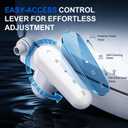 FEELSO Elongated Bidet Toilet Seat, Non-Electric Bidet with Dual Nozzles