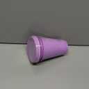 Cabilock 16oz Plastic Children Straw Cup High Performance Straw Bottle for Yogurt Milk Juice Easy to Clean Purple (12X10.2CM)