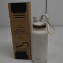 GrandTies Wide Mouth Insulted Bottle, Strawless Jumbo Sized 32oz