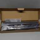 Blackout Curtain Rod for Windows 28 to 48 Inch, Black Wrap Around Rods Heavy Duty Modern Drapery Rod, 1" Adjustable Decorative Room Darkening Curtain Rods for Bedroom Living Room, 28"-48", Black