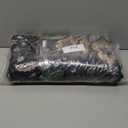 RELEANY Area Rugs 3'x5' Washable Non-Slip, Floral Vintage Distress Print Pattern Medallion Carpet for Living Room Bedroom Dining Room, Black Brown Neutral Dark Tan