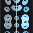 GE Backlit Universal Remote Control for Samsung, Vizio, LG, Sony, Sharp, Roku, Apple TV, RCA, Panasonic, Smart TV, Streaming Players, Blu-Ray, DVD, 4-Device, Black, 40081 Black, Backlit