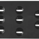 xotic tech Tow Hook License Plate Screw On Mount Bracket Compatible with BMW E90 E91 (Black)