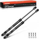 A-Premium 14 inch 35lb/156N Gas Struts Shocks Spring 13.98 Lift Support for Leer Camper Shell Truck Topper Cap Canopy Door Window RV Storage Bed Tonneau Cover Toolbox Snugtop Cabinets Floor 2-PC Set