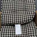 Klear Vu Omega Non-Slip Chair Cushions, Assembled in USA, U-Shaped Skid-Proof Seat Pads for Dining Room, Kitchen, Office, 15"x16", 4 Pack, Gingham Black 4 Count