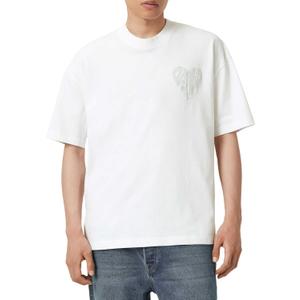 Allsaints Men's Trip Ss Crew (Medium, Optic White)