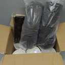 SIUQ 12 oz Coffee Cups-90 Pack Disposable Coffee Cups with Lids and Straws, Insulated Ripple Wall To Go Paper Coffee Cup for Coffee, Hot Chocolate and Hot Tea Drinks - Champagne 