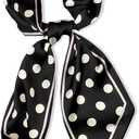 3 x fashion satin scarf for hair - 59 * 5.9 beach head wraps neck scarves for women - lightweight handbag accessories