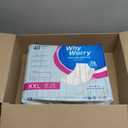 WhyWorry Extra Large Disposable Bed Pads 30" x 36", Super Absorbent Leakproof Incontinence Underpads for Surface Protection, Thick Quilted Chucks Pee Pads for Adults and Babies, 40 Count, XXL