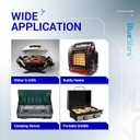 [2025 Upgraded] BlueStars 6FT Propane Hose Adapter 1lb to 20lb with QCC1/Type1 for 5-40lb Propane Tanks - for Weber Q Grill, Coleman Camp Stove, Buddy Heater, Blackstone Griddle with CGA600 Connection