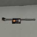EPAuto 3/8 Inch Drive by 17.5" Length Breaker Bar, CR-V Steel (Black/Stainless Steel)
